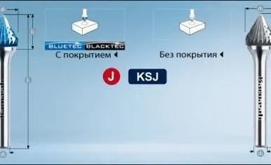 фото Зенкер с вершиной 60