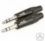 фото TR Jack штекер под пайку на кабель PROCAST Cable TR-6.3/6/M/M/6.3/6/M/S