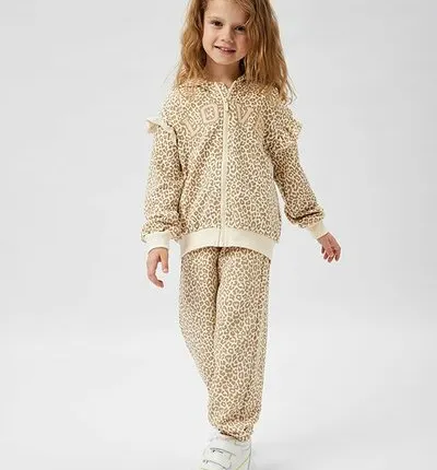 Фото №0 Комплект для девочек:Бежевый:116