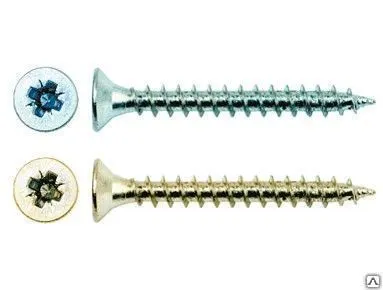 фото Саморез универсальный, желтый цинк, 4,5*40