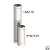 Фото №0 Труба нержавеющая 0,5мм L-0,5м д.120мм
