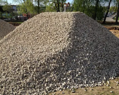 фото Щебень известняковый