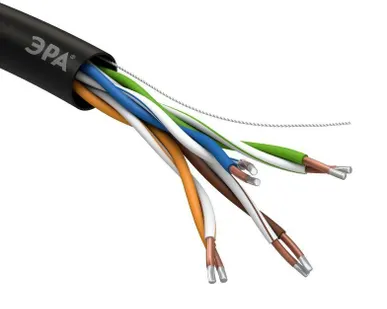фото Кабель  UTP 4x2x24AWG Cat5e CCA PE OUTDOOR 305м SIMPLE (м) ЭРА Б0044436