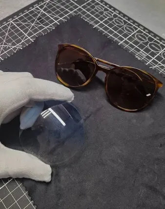 Фото №0 Окрас полимерных линз градиент (иные цвета)