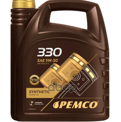 Фото №0 PEMCO 5W-30 Sn/Ch-4, A3/B4 4Л (Синт. Мотор. Масло)