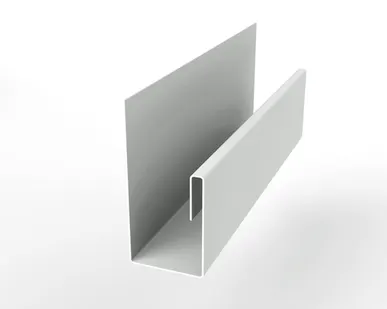 фото Планка П-образная для забора 0,45мм С-8, С-20, С-21, штакетник RAL 9003