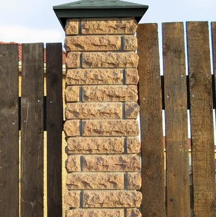 Фото №0 Колпак на столб забора