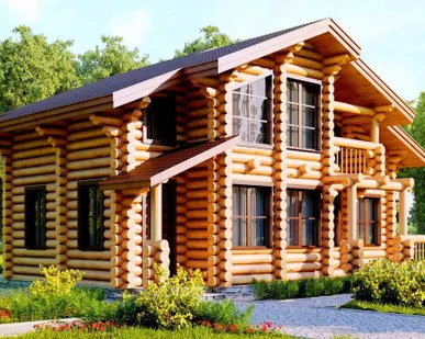 фото Домокоплект " Герцог" Размеры м 10,6 х 11,0 Площадь м² 193,08