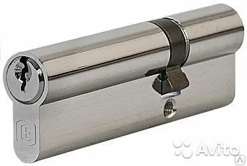 фото Цилиндр профильный 40x40elementis 40/40, никелир