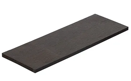 Фото №0 ГРАФИТ Торцевая рейка ДПК (Брашированная) (3000 х 110 х 10 мм) POLYWOOD