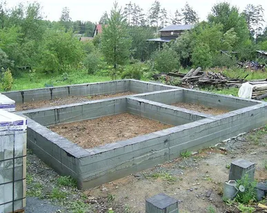 фото Ленточный фундамент