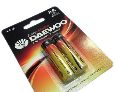 фото элемент питания LR14 DAEWOO ENERGY Alkaline BL-2