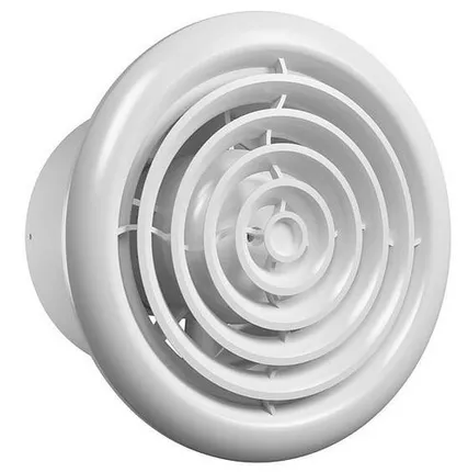 Фото №0 Вентилятор осевой вытяжной FLOW 4 BB D100 с круглой решеткой и с двигателем на ш/подшипниках Era