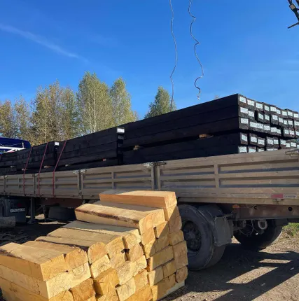 Фото №1 Жд Шпалы деревянные тип 1, тип 2, тип 3