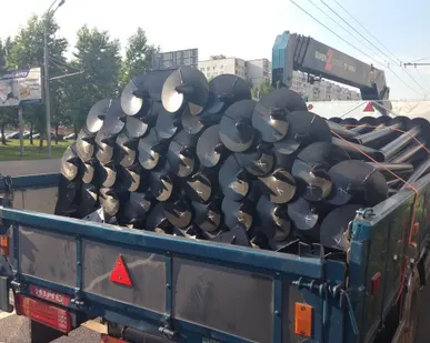фото Винтовые сваи