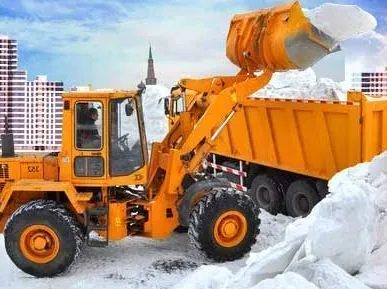 фото Вывоз снега с погрузкой