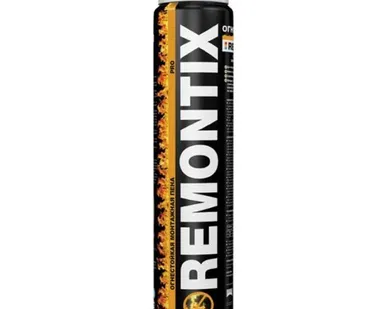 фото Пена монтажная ОГНЕСТОЙКАЯ /REMONTIX PRO/ 45, 750 мл