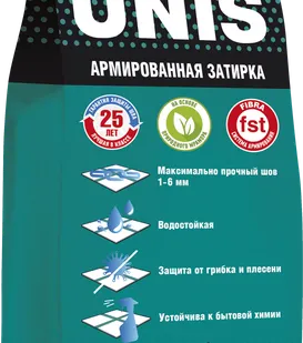 фото Затирки UNIS U-50 Белая С01 1.5кг