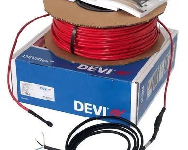 фото Нагревательный кабель двухжильный DEVIflex™ 18T, 22m, 395W, 230V