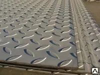 фото Лист рифленый 8мм 1000х500 чечевица Россия ГОСТ 8568-77