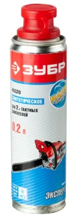 Фото №0 Масло Зубр ЗМД-2Т-У для 2-х тактных двигателей, 0.2 л