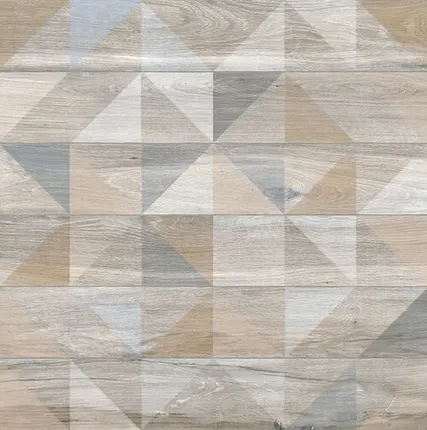 Фото №0 Керамогранит Vitra Bosco Декор Микс Серый K946636R 60x60 см