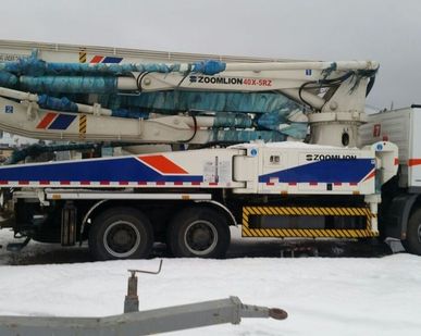 фото Автобетононасос Zoomlion (40 m) на шасси Mercedes Benz Actros (2013 г. в)