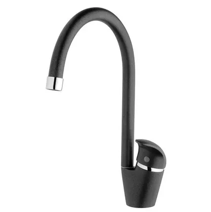 Фото №0 Смеситель для кухни PAINI Sicily, гранит/чёрный