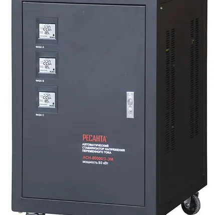 Фото №0 Стабилизатор напряжения трехфазный АСН-80000/3-ЭМ Ресанта