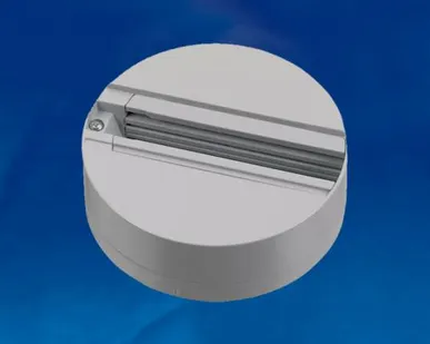 фото UBX-A81 SILVER 1 POLYBAG Чашка потолочного крепления. Трехфазная. Корпус серебряный. ТМ Uniel.