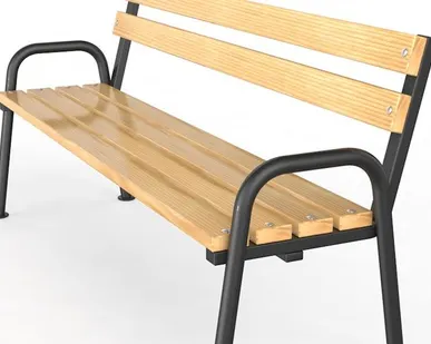 фото Скамейка со спинкой ДМ-9 1500×600×890