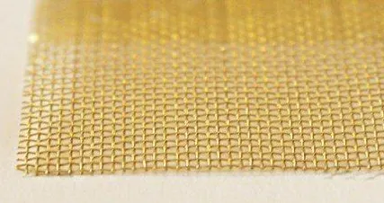 Фото №0 Сетка латунная ГОСТ 6613-86 полутомпаковая ячейка 1мм d=0,4 мм