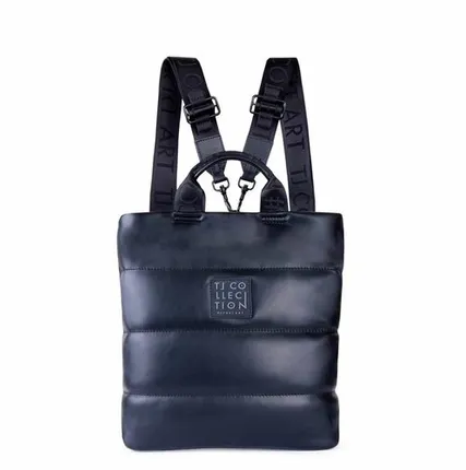 Фото №0 Черная сумка-рюкзак из экокожи Торболе Спорт TJ COLLECTION YH 8339021 BLI