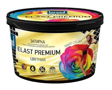 фото Затирка швов  2кг BERGAUF Elast Premium голубая (8/128) (под заказ) П '