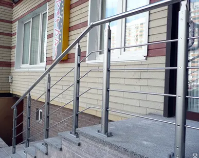 фото Ограждения из нержавеющей стали