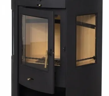 фото Печь камин МЕТА Енисей 2 (отопительная, пристенно-угловая)