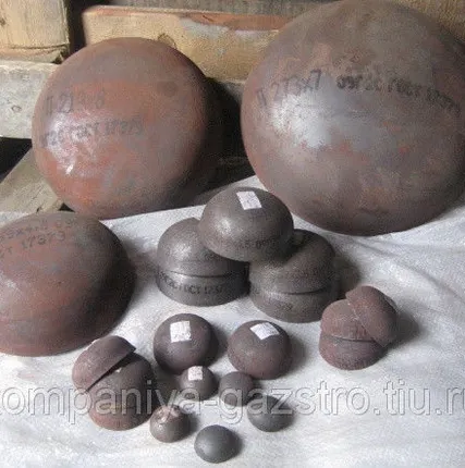 Фото №0 Заглушки эллиптические Ду273х8 Ст09Г2С