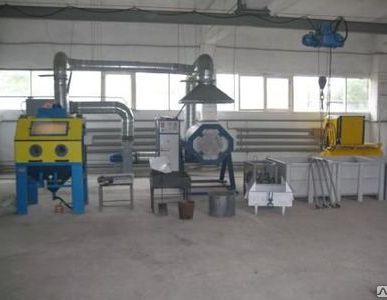 фото Термодиффузионное цинкование, печь ТДЦ