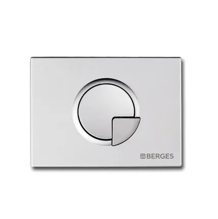 Фото №0 Кнопка для инсталляции BERGES Novum R2 мат. хром