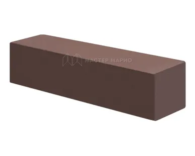 фото Кирпич лицевой силикатный Коричневый полнотелый Евро одинарный
