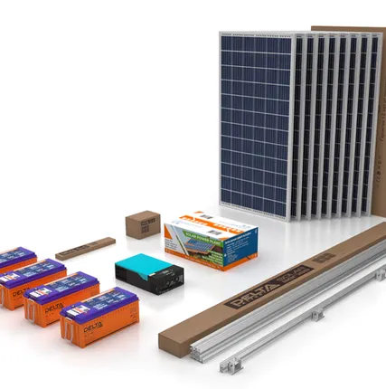 Фото №0 Солнечная электростанция SOLAR ECO 5 без угла