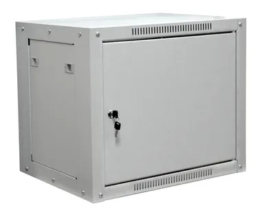 фото 19" настенный шкаф СТАНДАРТ с металлической дверью 12U 600x350x635 мм - бок