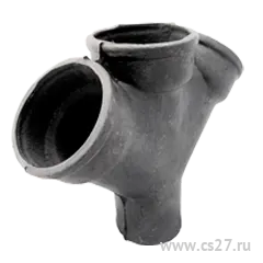 Фото №0 Крестовина чугунная косая 50 х 50