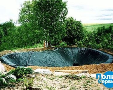 фото Пленка для устройства прудов и бассейнов