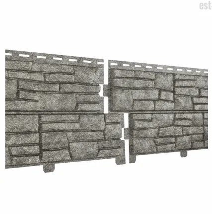 Фото №0 Сайдинг Стоун-Хаус | Сланец бежевый