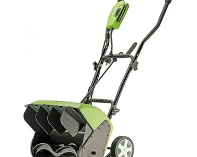 фото Снегоуборщик greenworks GES10