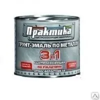 фото Грунт-эмаль Практика ярко-зеленая по рж. быстросох. 1,9кг