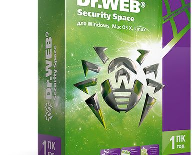 фото Антивирус Dr.Web Security Space, 1 компьютер на 1 год
