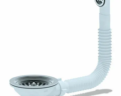 фото Перелив 40 для мойки 3 1/2 круглый (N320S) Анипласт