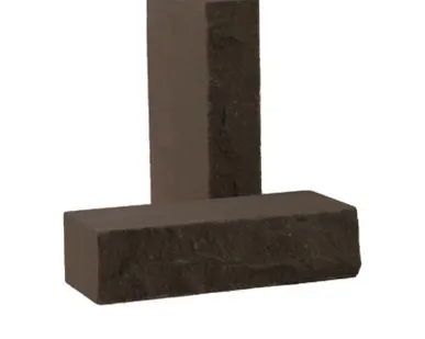 фото Кирпич лицевой силикатный «Ультракоричневый» полнотелый утолщенный колотый